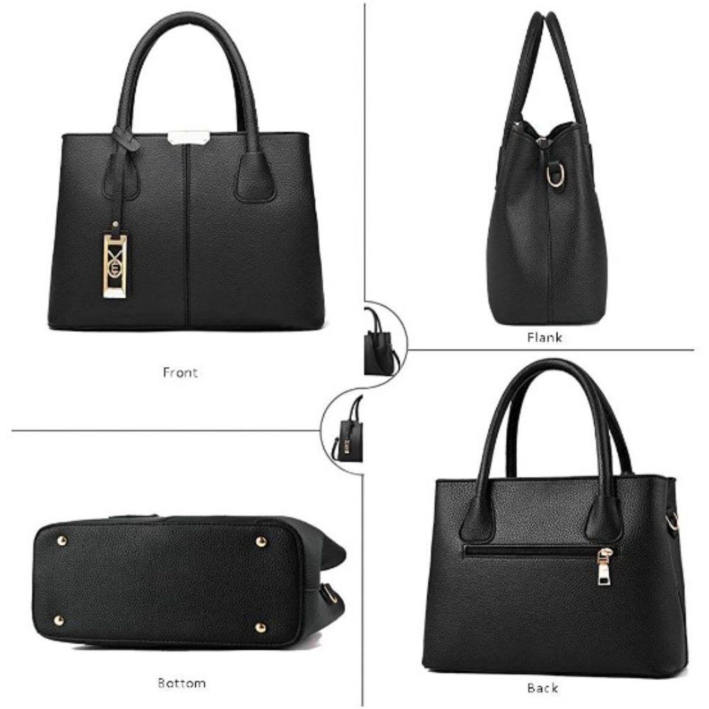 IIL PU Leather Purses-Black - Picture 2 of 6